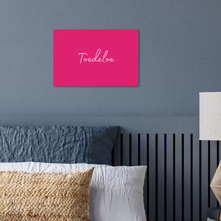 Poster - Toedeloe - Roze — 3