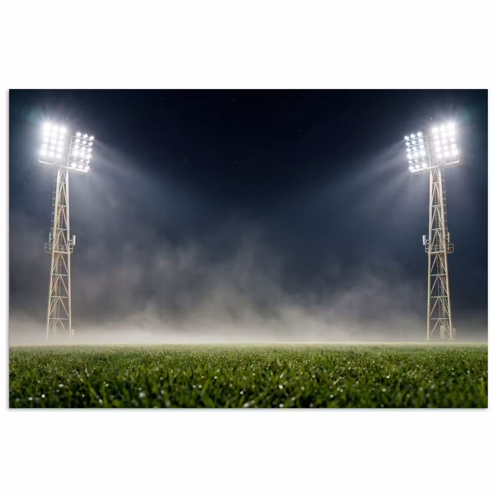 Poster - Stadion - Lichtmast - Sport - Nacht — 1