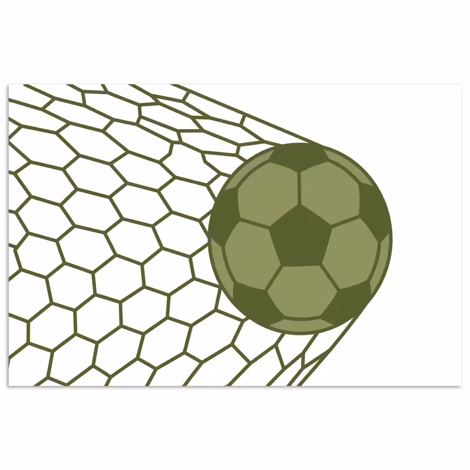 Poster - Voetbal - Goal - Sport - Groen — 1