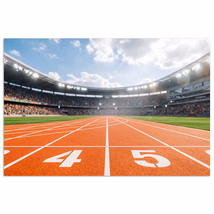 Poster - Sintelbaan - Stadion - Sport -Oranje — 1