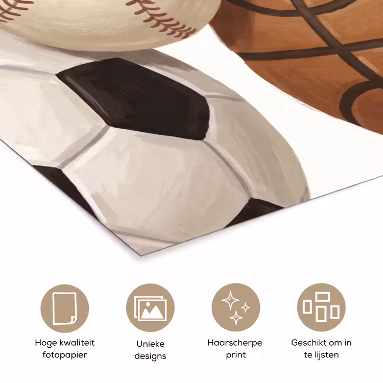 Poster - Sport - Ballen - Illustratie — 5