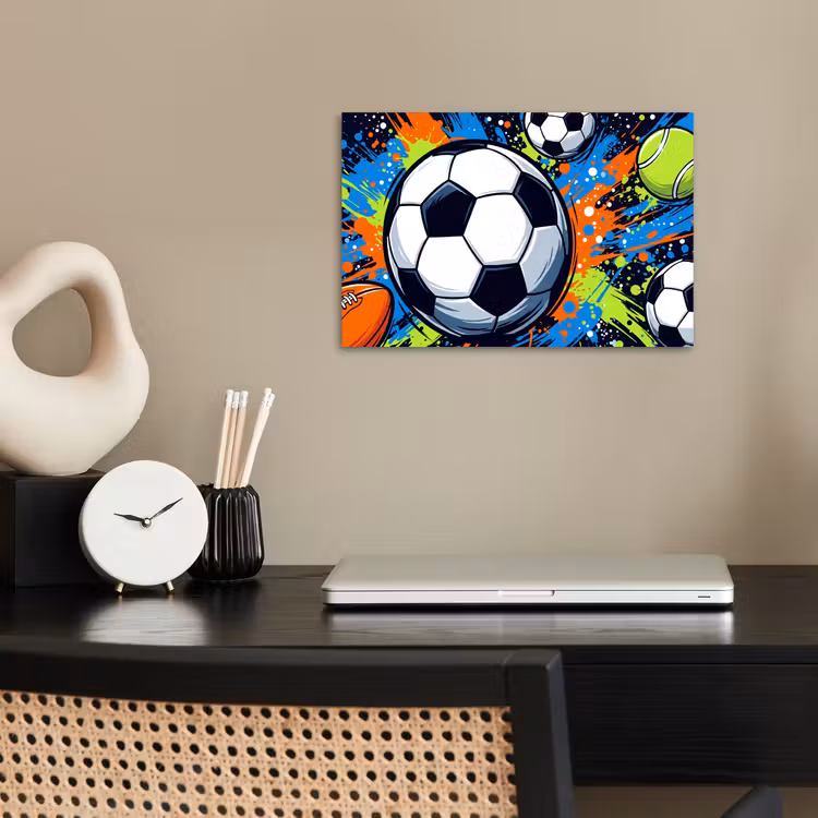 Poster - Sport - Ballen - Kleurrijk — 2