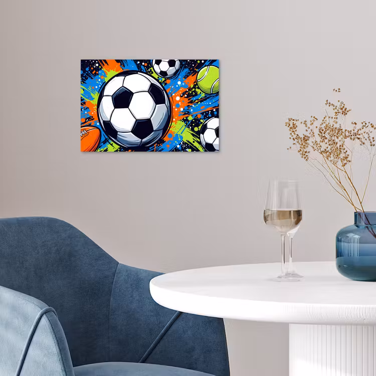 Poster - Sport - Ballen - Kleurrijk — 4