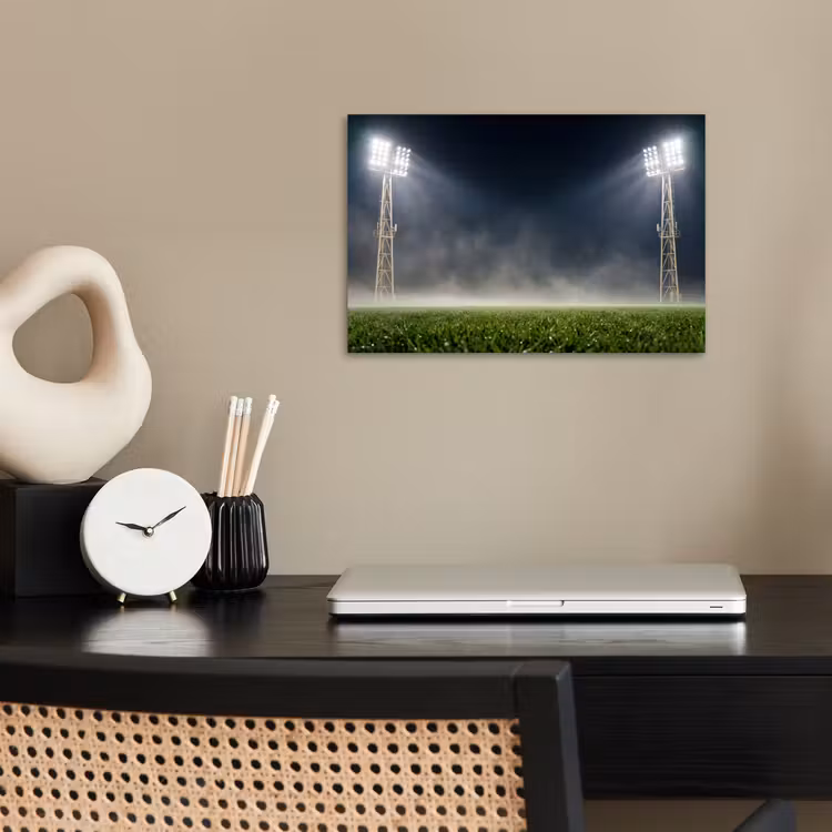 Poster - Stadion - Lichtmast - Sport - Nacht — 2