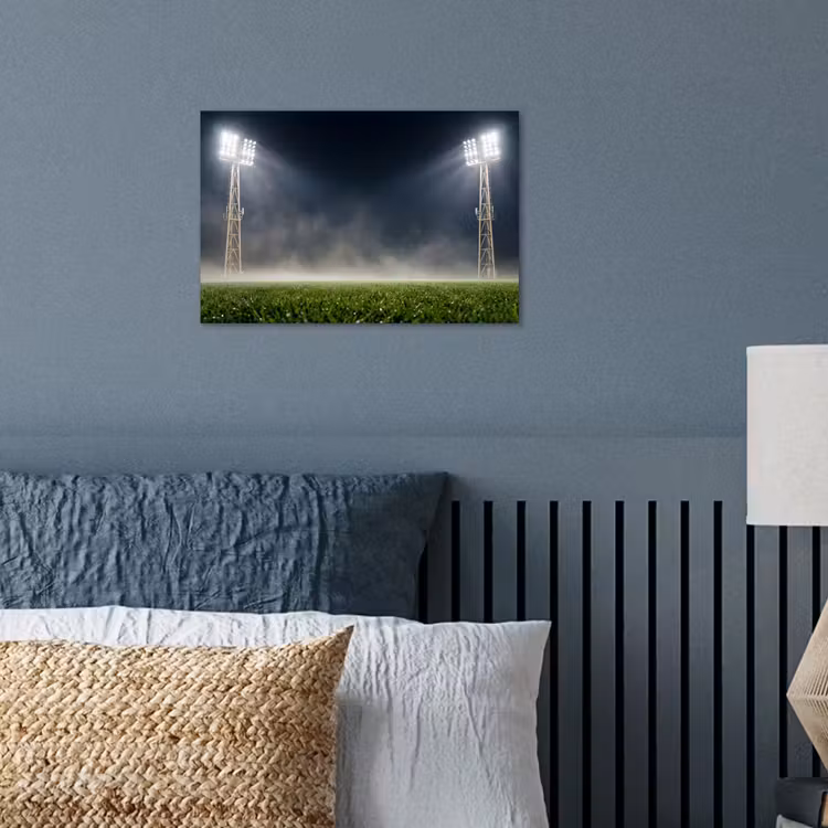 Poster - Stadion - Lichtmast - Sport - Nacht — 3
