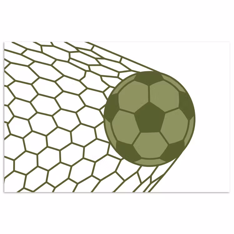 Poster - Voetbal - Goal - Sport - Groen — 1