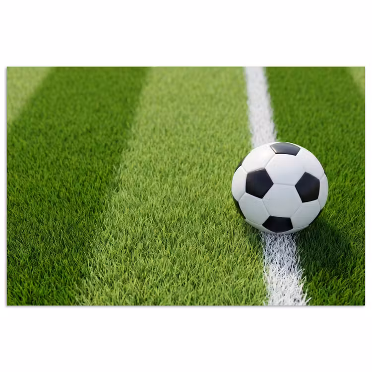 Poster - Voetbal - Grasveld - Sport - Groen — 1