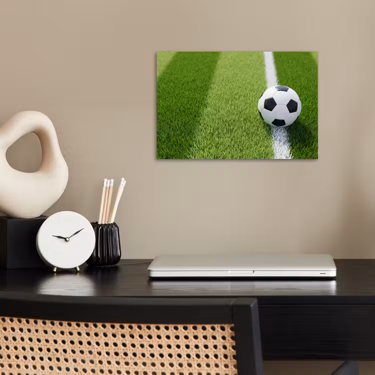 Poster - Voetbal - Grasveld - Sport - Groen — 2