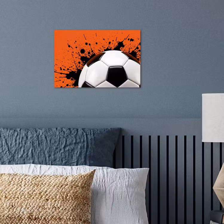 Poster - Voetbal - Verf - Sport - Oranje — 3