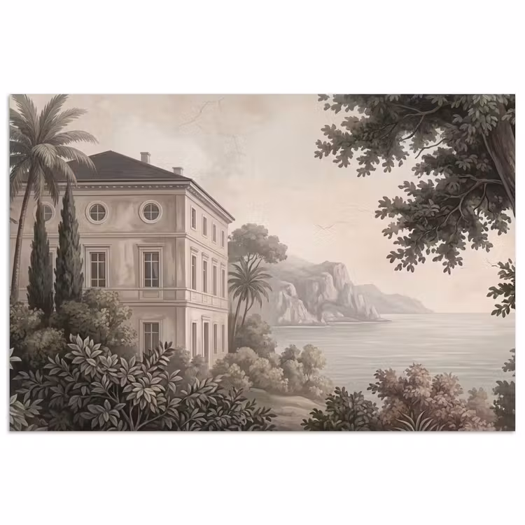 Poster - Zee - Villa - Beige — 1