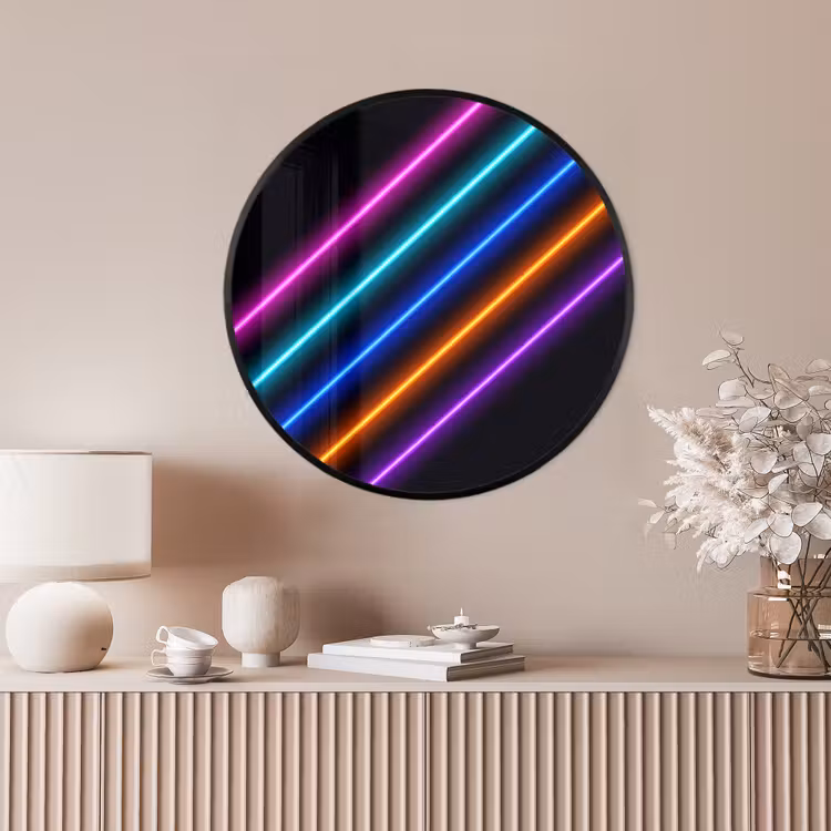 Ronde fotolijst - Esthetiek - Retro - Neon — 4