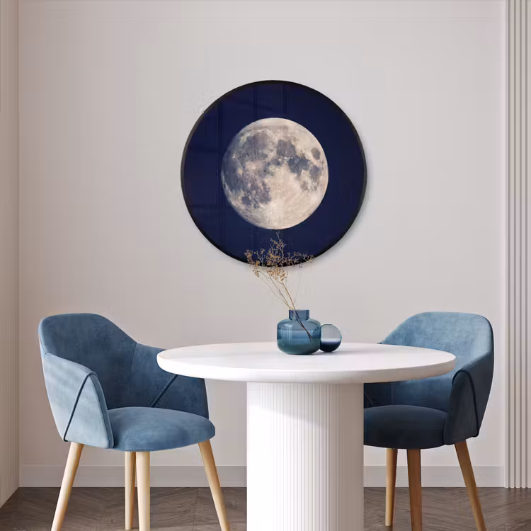 Ronde fotolijst - Ruimte - Maan - Kosmos — 3