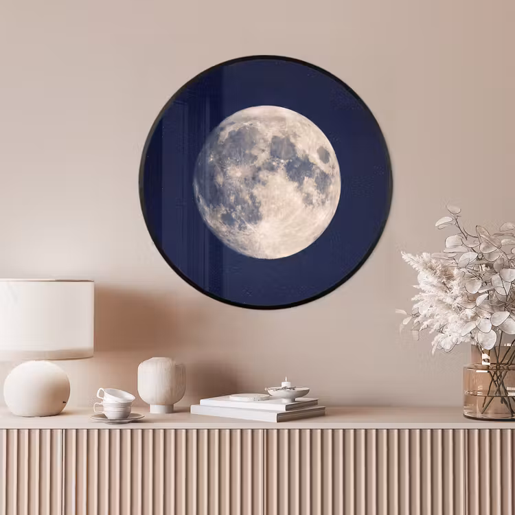 Ronde fotolijst - Ruimte - Maan - Kosmos — 4