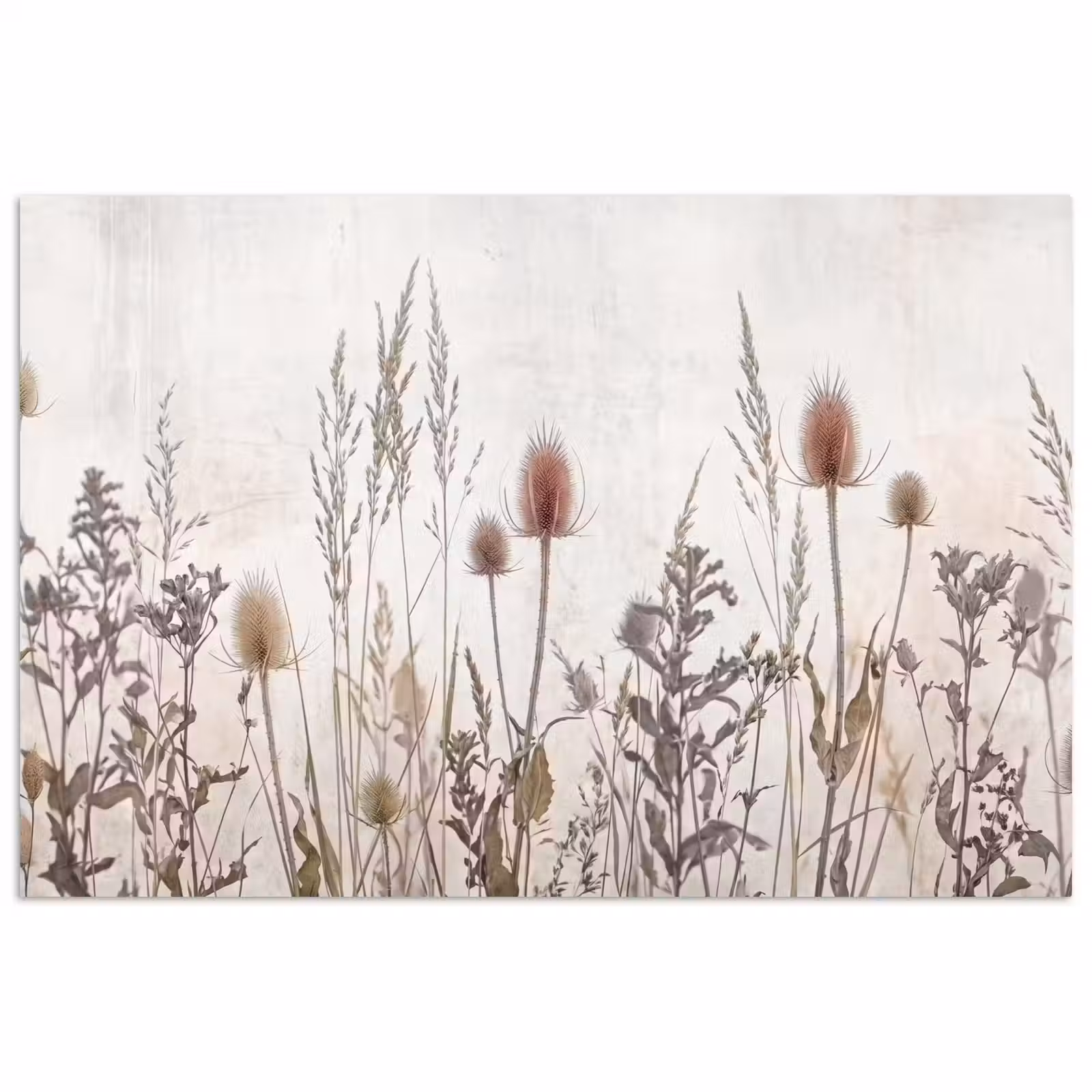 Poster - Weidebloemen - Design - Sepia — 1