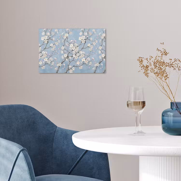 Poster - Takken - Kersenbloesem - Blauw — 4