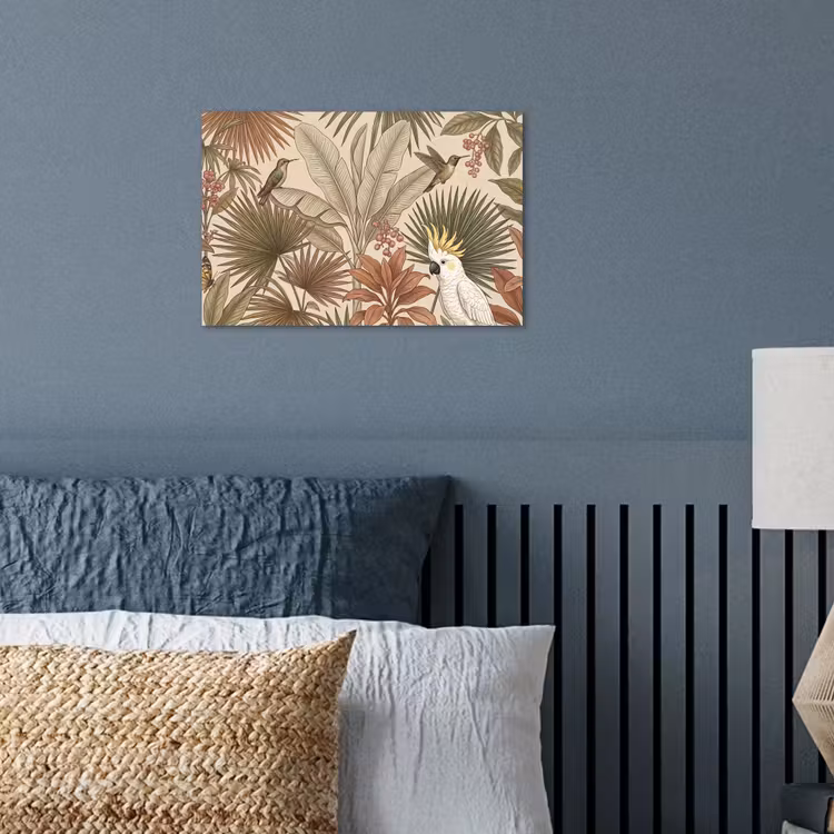 Poster - Tropisch - Vogels - Beige — 3