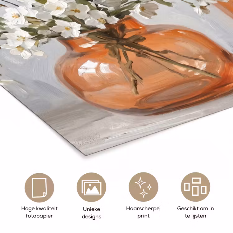 Poster - Vazen - Bloemen - Oranje — 5