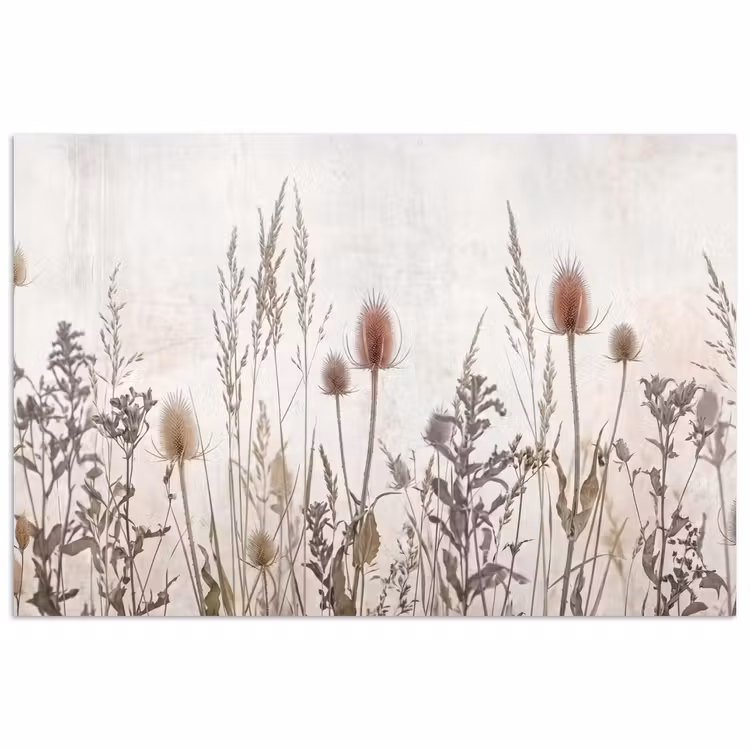 Poster - Weidebloemen - Design - Sepia — 1