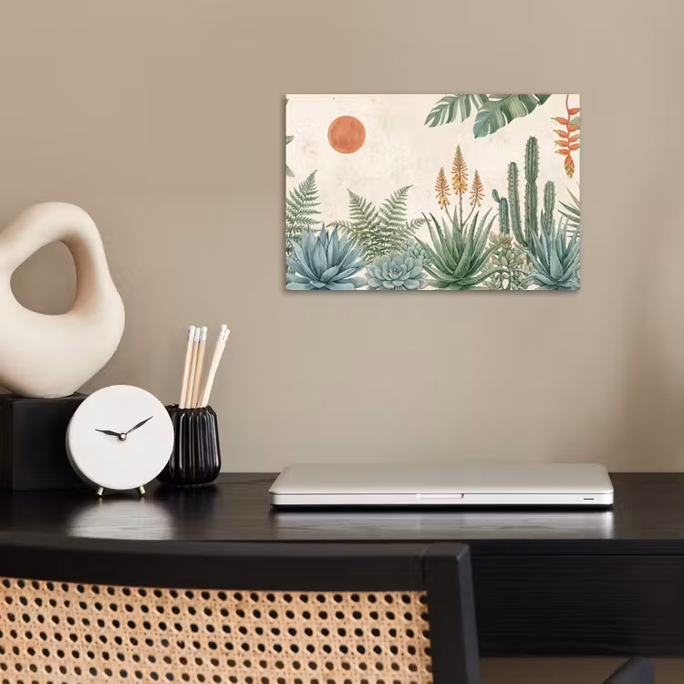 Poster - Woestijn - Planten - Groen — 2