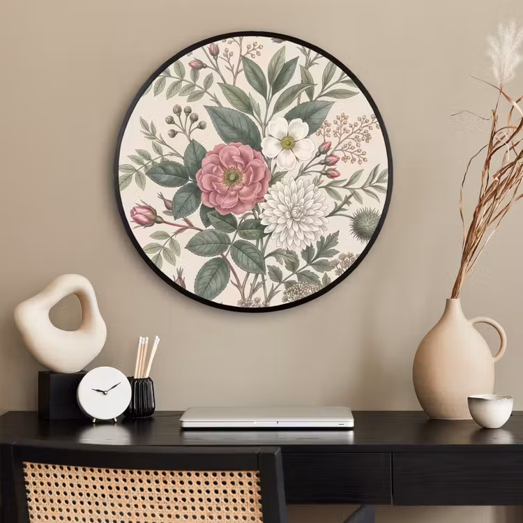 Ronde fotolijst - Romantisch - Design - Kleurrijk — 2