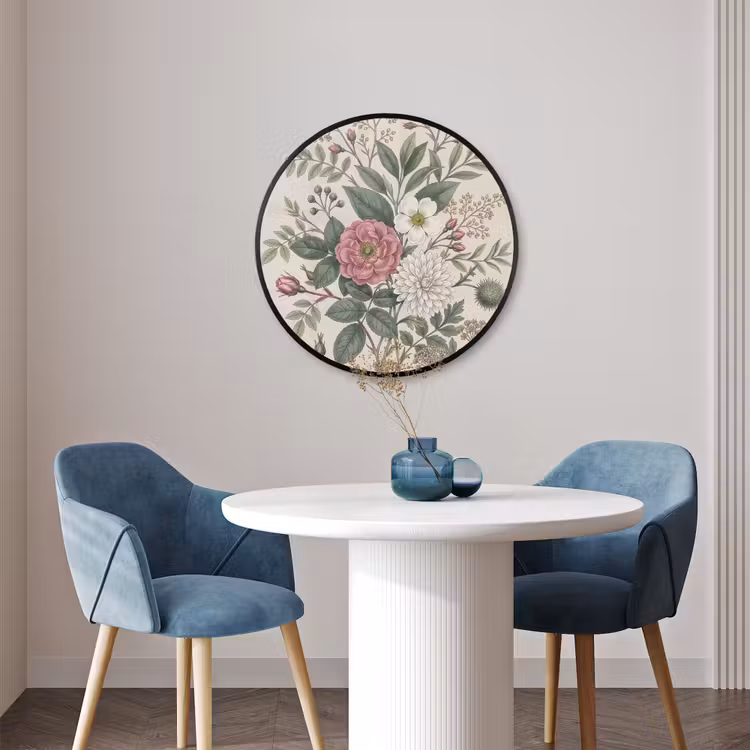 Ronde fotolijst - Romantisch - Design - Kleurrijk — 3