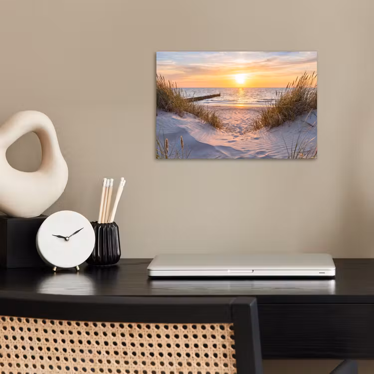 Poster - Strand - Zonsondergang - Natuur - Landschap — 2