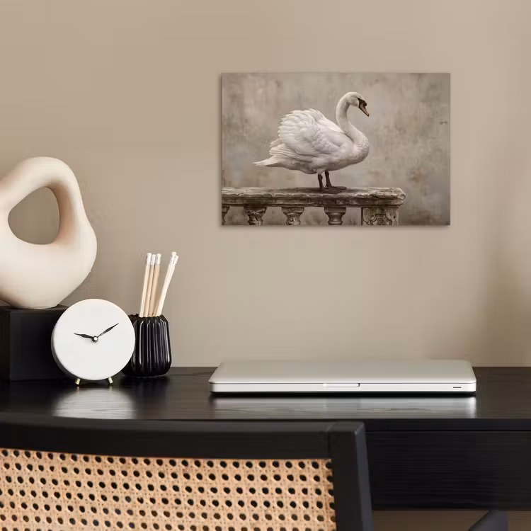 Poster - Zwaan - Elegant - Dieren - Wit — 2