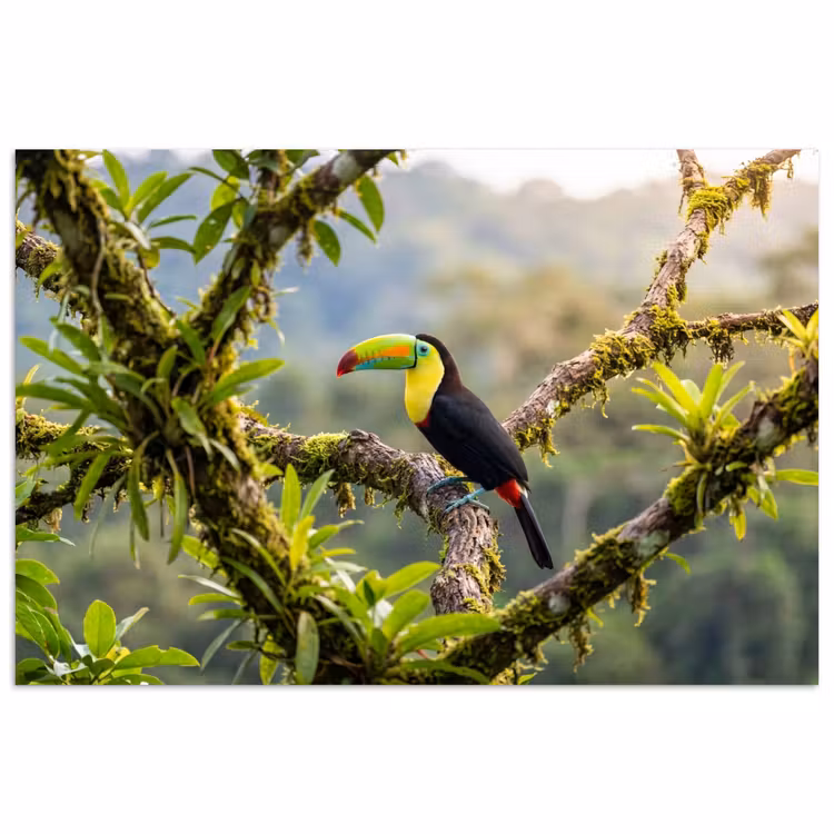Poster - Toekan - Jungle - Natuur - Kleurrijk — 1
