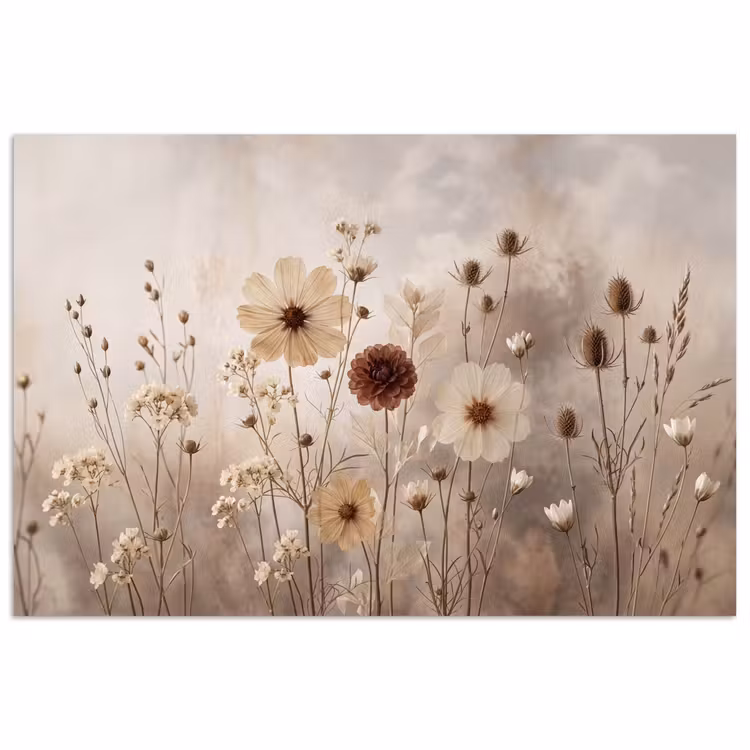 Poster - Wilde bloemen - Botanisch - Vintage - Natuur - Rustiek — 1