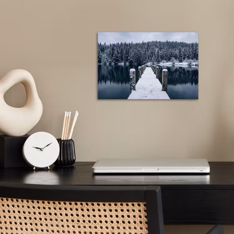 Poster - Steiger - Meer - Sneeuw - Bergen - Rustgevend — 2
