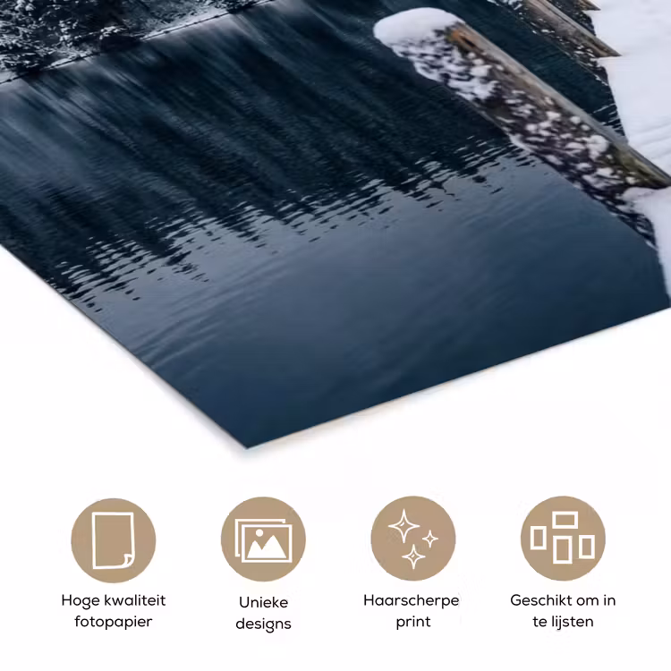 Poster - Steiger - Meer - Sneeuw - Bergen - Rustgevend — 5