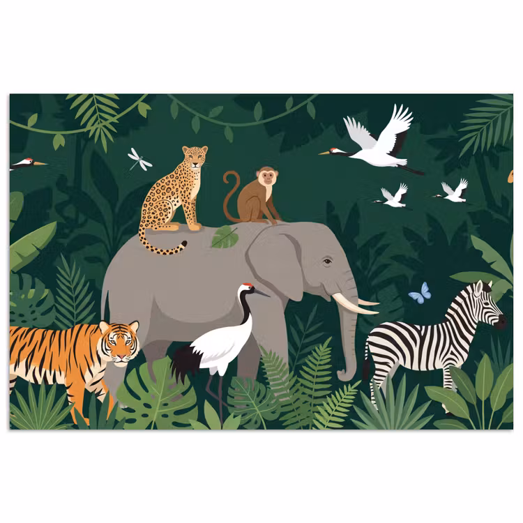 Poster - Tropisch - Jungle - Groen — 1