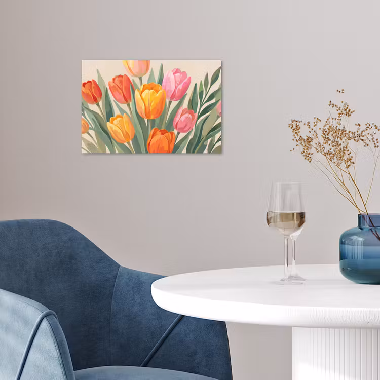 Poster - Tulpen - Abstract - Kleurrijk — 4
