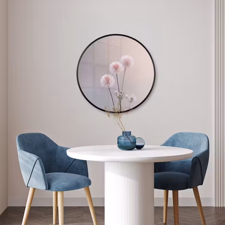Ronde fotolijst - Bloemen - Bollen - Roze — 3