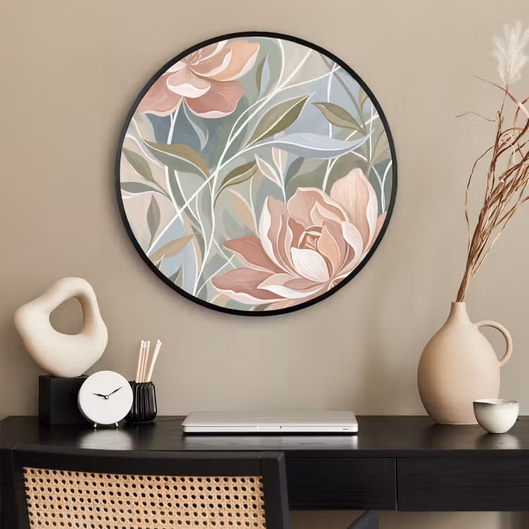 Ronde fotolijst - Elegant - Romantiek - Roze — 2