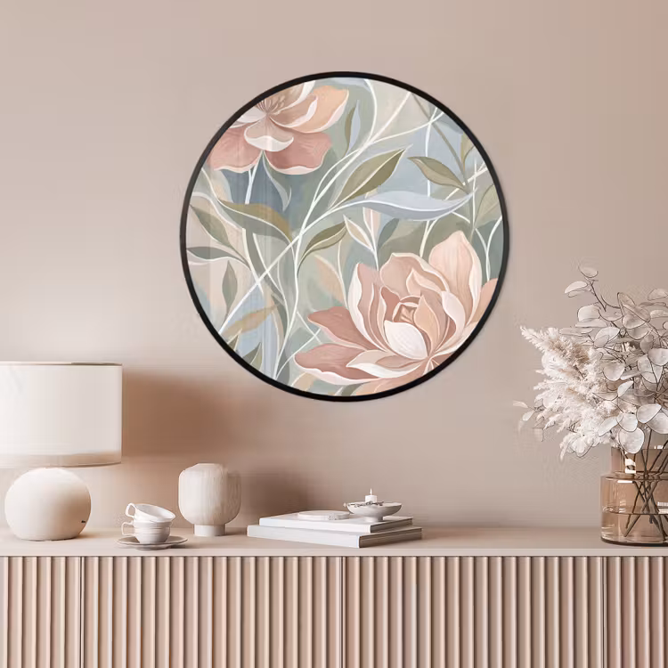 Ronde fotolijst - Elegant - Romantiek - Roze — 4