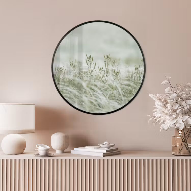 Ronde fotolijst - Grassen - Minimalistisch - Groen — 4