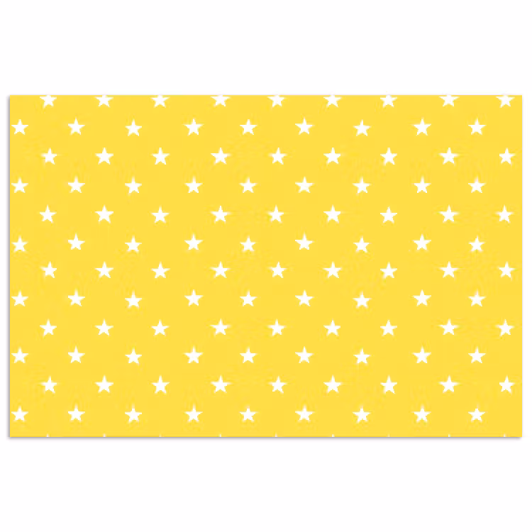 Poster - Sterren - Patroon - Minimalistisch - Geel — 1