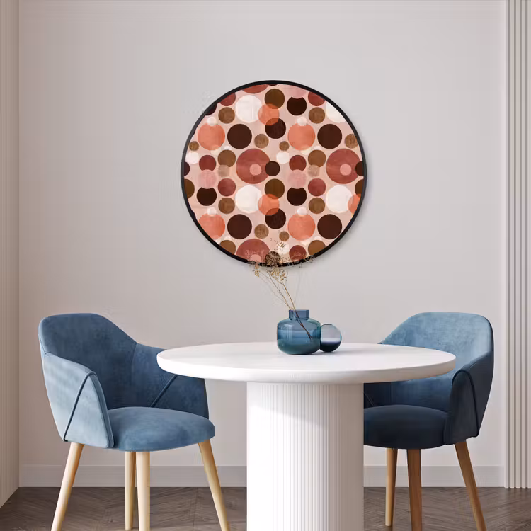 Ronde fotolijst - Cirkels - Modern - Kleurrijk — 3