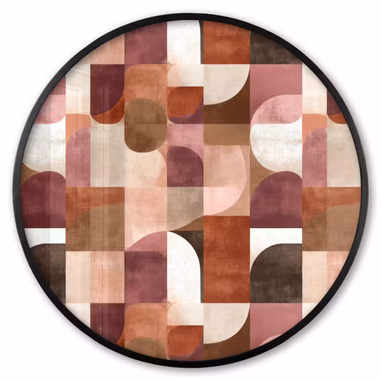 Ronde fotolijst - Geometrie - Modern - Retro — 1