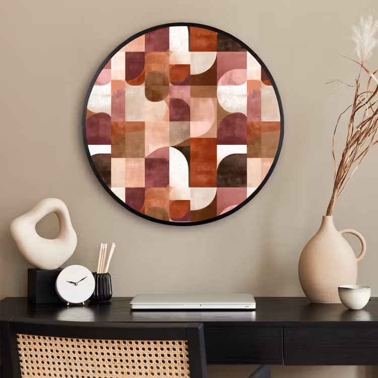 Ronde fotolijst - Geometrie - Modern - Retro — 2