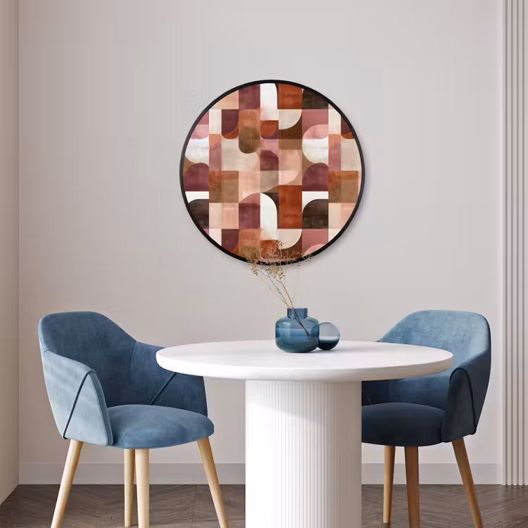 Ronde fotolijst - Geometrie - Modern - Retro — 3