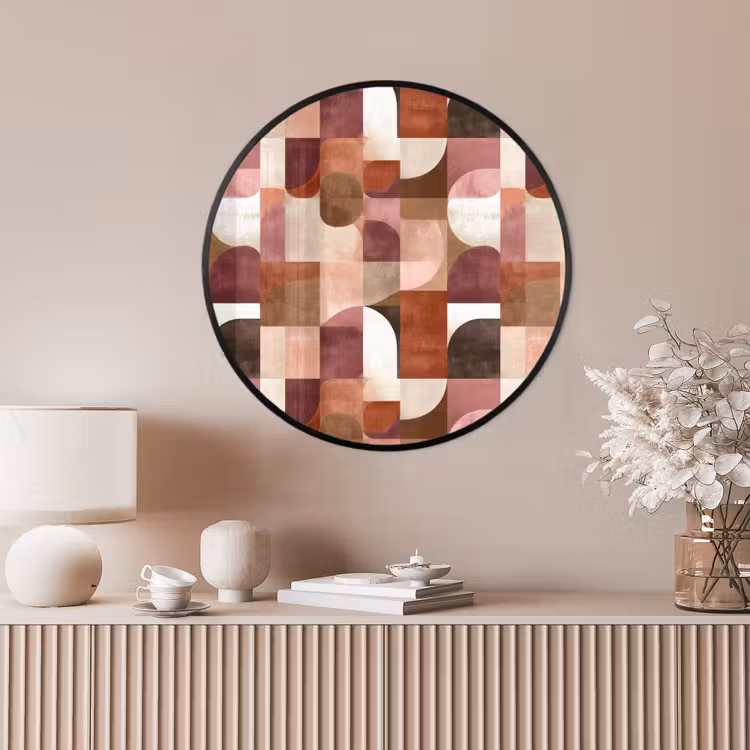 Ronde fotolijst - Geometrie - Modern - Retro — 4