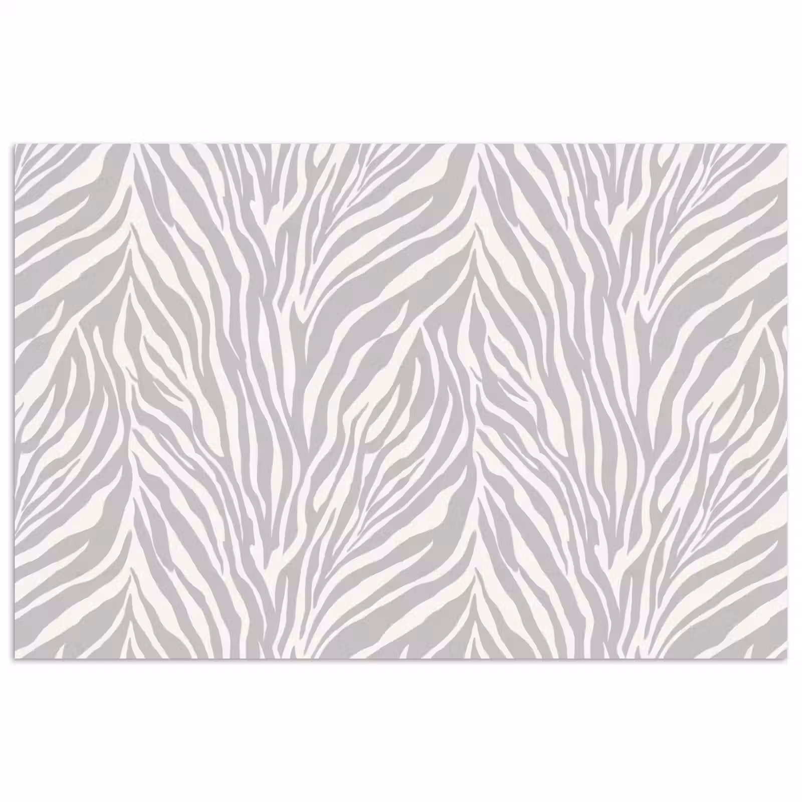 Poster - Zebra - Motief - Grijs — 1