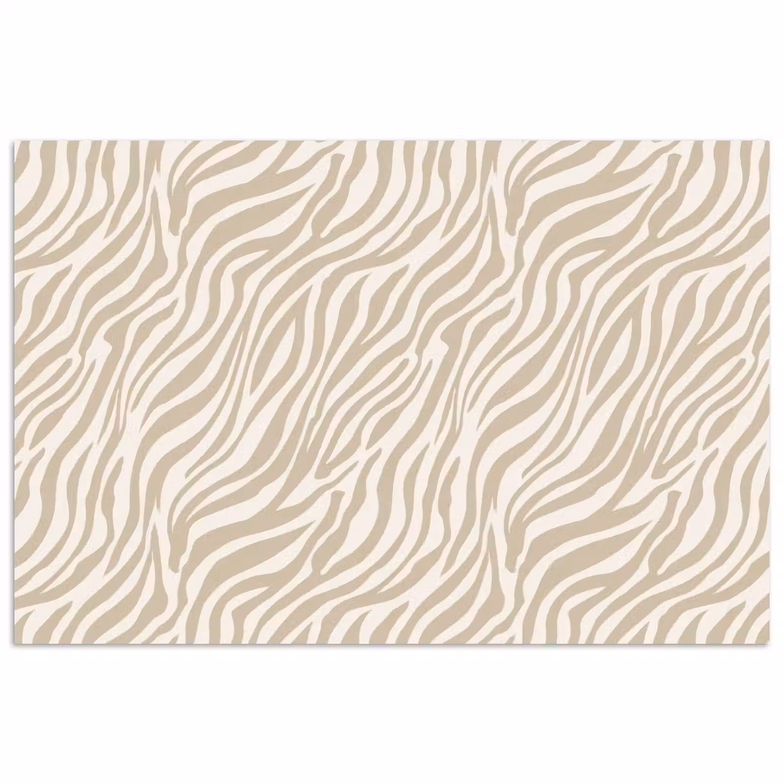 Poster - Zebra - Patroon - Beige — 1