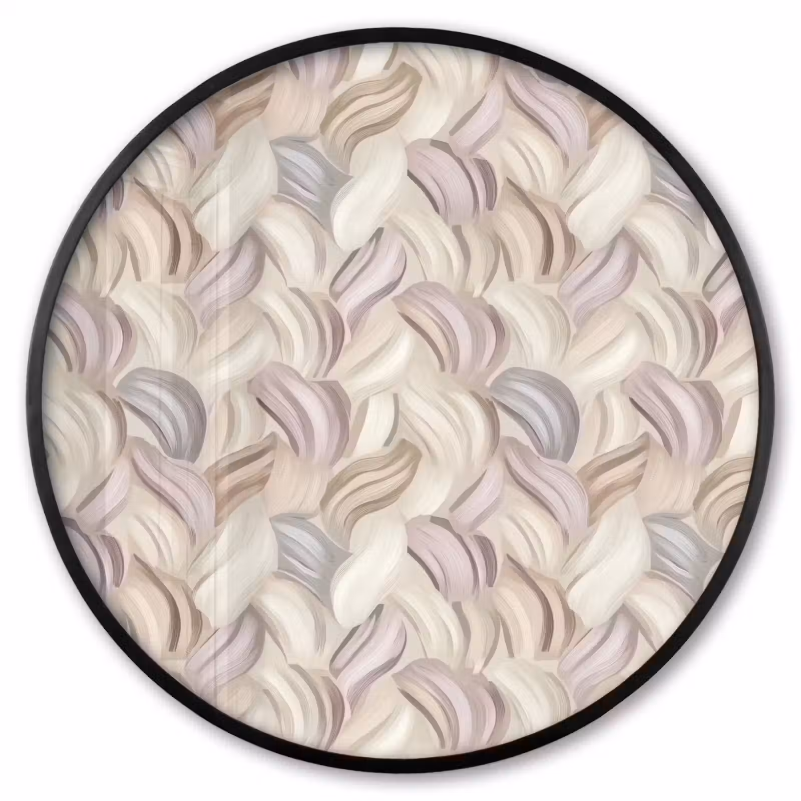 Ronde fotolijst - Abstract - Golvend - Pastel — 1