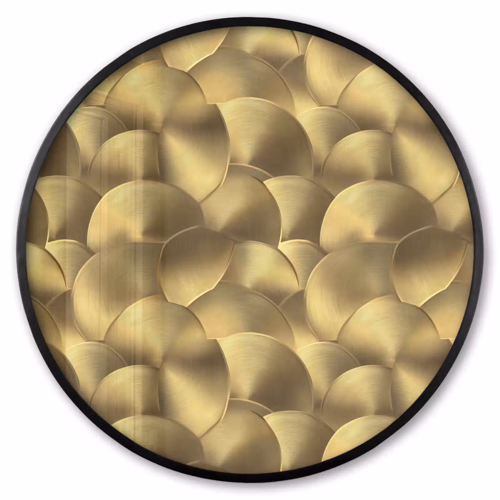 Ronde fotolijst - Modern - Cirkel - Goud — 1