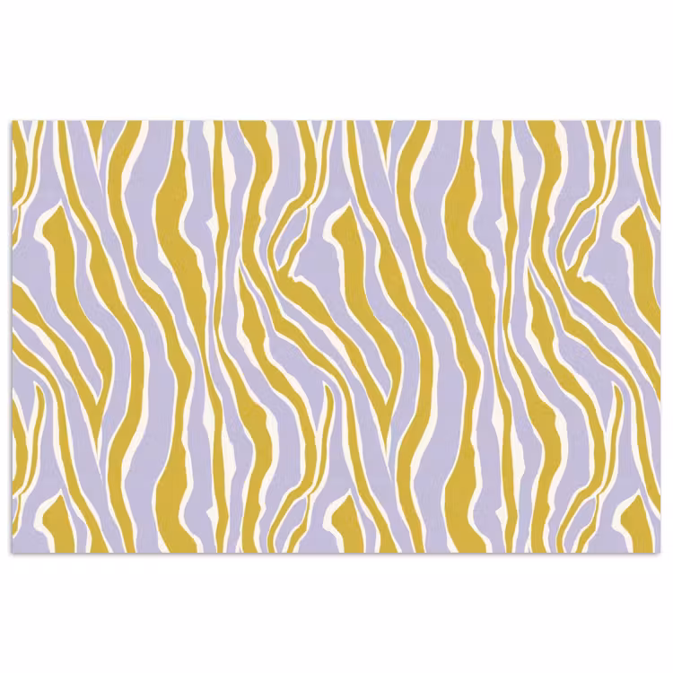 Poster - Zebra - Modern - Meerkleurig — 1