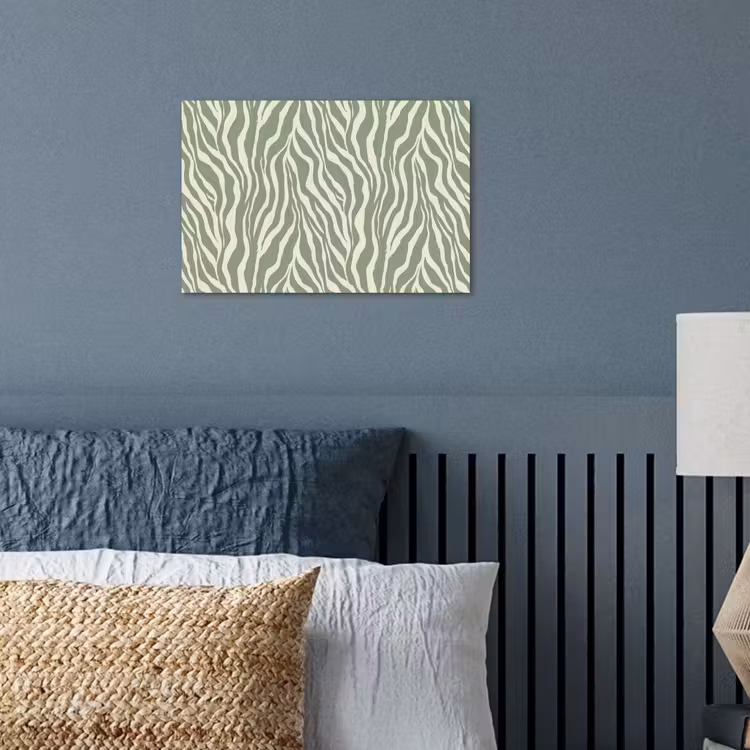 Poster - Zebra - Motief - Groen — 3