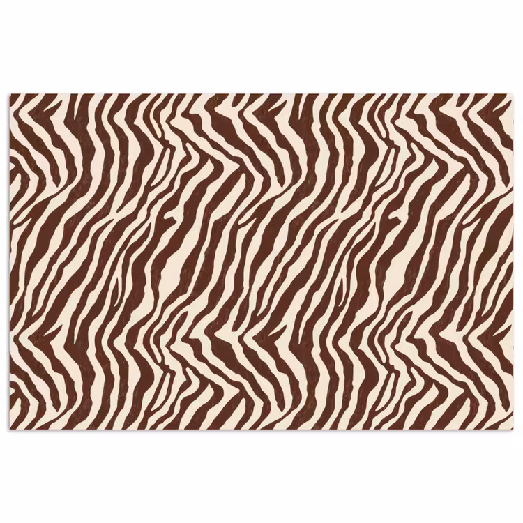 Poster - Zebra - Patroon - Zwart - Wit — 1